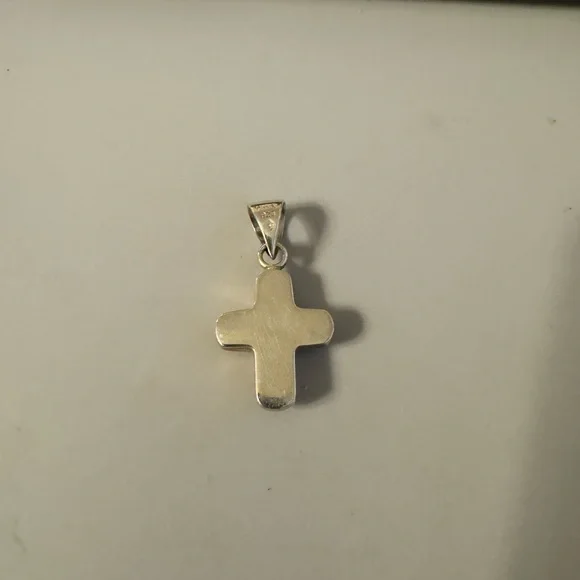 Silpada silver puffy cross - Picture 3 of 11